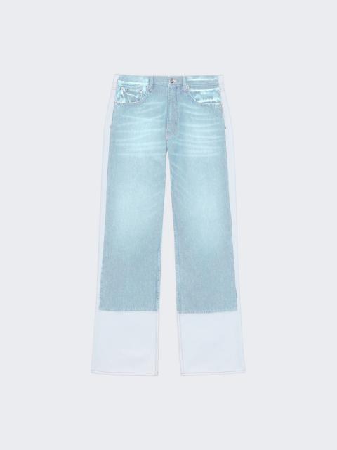 BLUEMARBLE Bicolor Denim Pants Blue