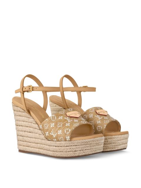 Louis Vuitton Helios Wedge Sandal