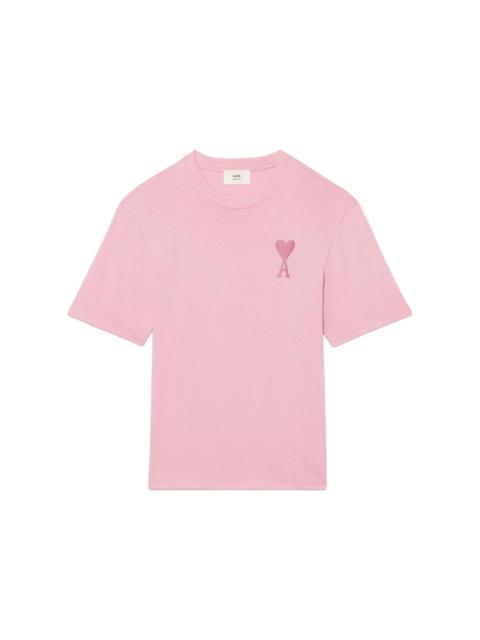 AMI Paris Ami Paris Ami De Coeur Tonal Boxy Fit T-Shirt Pale Pink