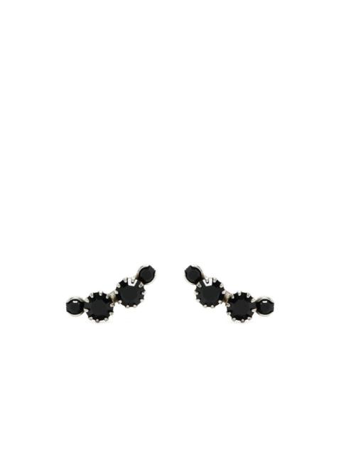 crystal-embellished earrings