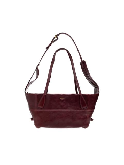 Balmain top-handle leather tote bag