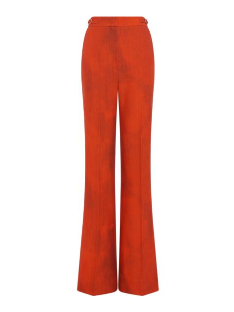 GABRIELA HEARST Vesta Flare Pant in Spice Virgin Wool