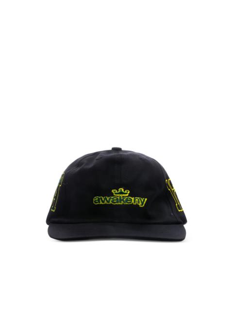 AWAKE NY logo-embroidered cap