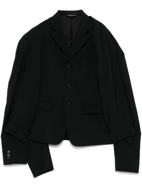 Comme Des Garçons detachable-sleeves blazer