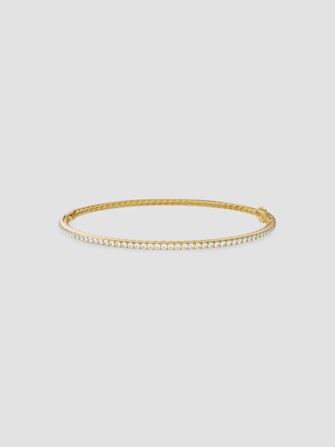 DAVID YURMAN Women's Micro Pavé Bracelet in 18K Yellow Gold - Diamond