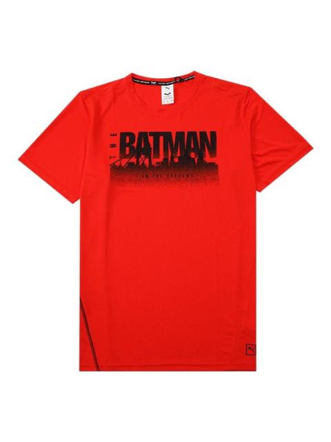 PUMA X Batman Performance Graphic Tee 'Red' 521211-88