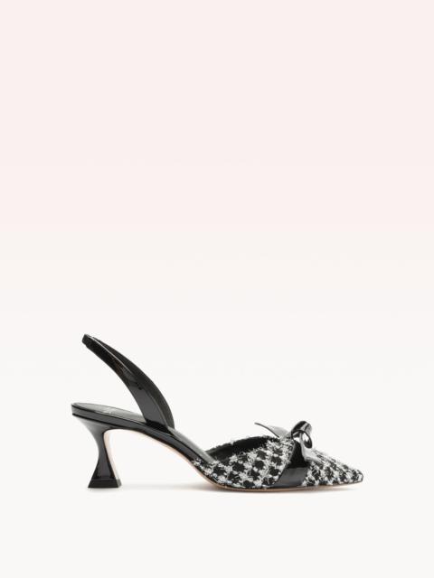 ALEXANDRE BIRMAN CLARITA BELL SLINGBACK 60 TWEED BLACK