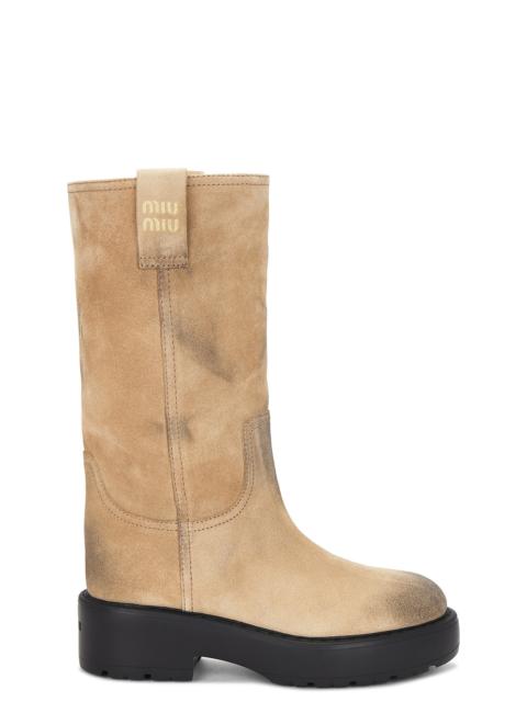 Miu Miu Suede Boot