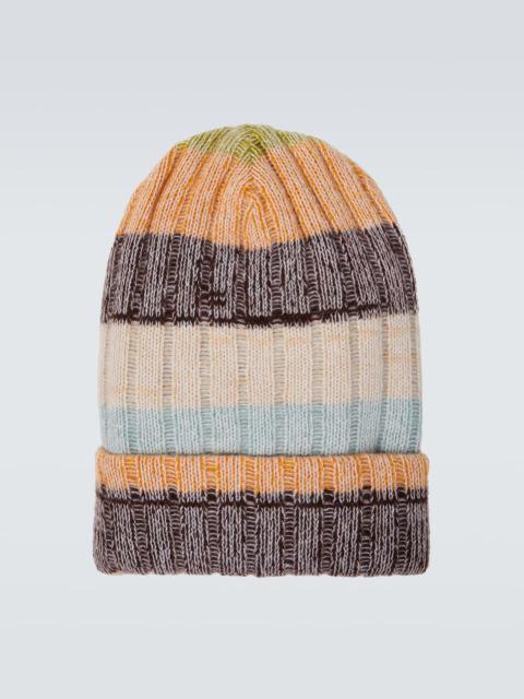 Oasis ribbed-knit cashmere beanie