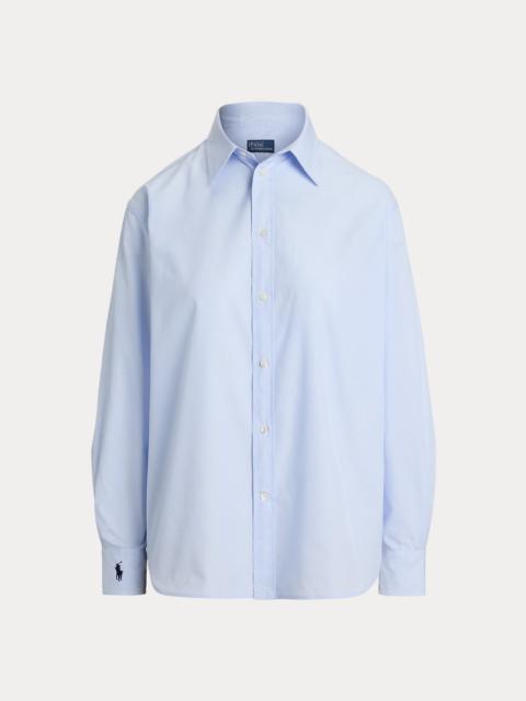 Polo Ralph Lauren End-On-End Oversize Fit Cotton Shirt