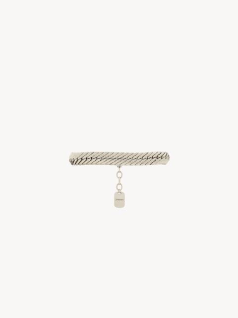 SAINT LAURENT CHAIN BRACELET IN METAL