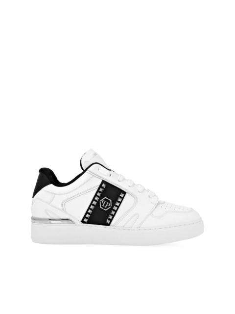 PHILIPP PLEIN Low-Top Leather Sneakers