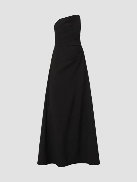 Shoshanna Women's Dory Asymmetric Strapless Gown - Jet