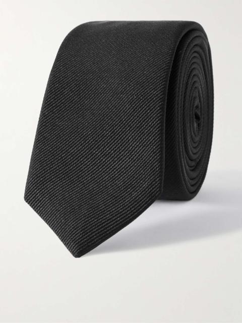 SAINT LAURENT 5cm Silk-Twill Tie