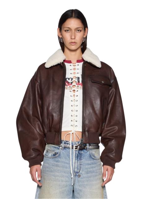 Ksubi HIGHWAY BOMBER CHOCOLATE