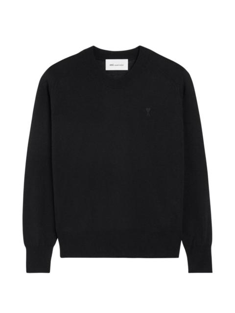 AMI Paris crew-neck logo sweater