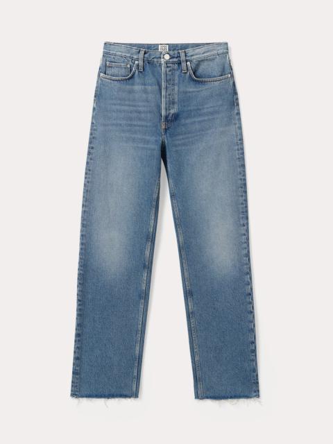 Classic cut denim vintage wash