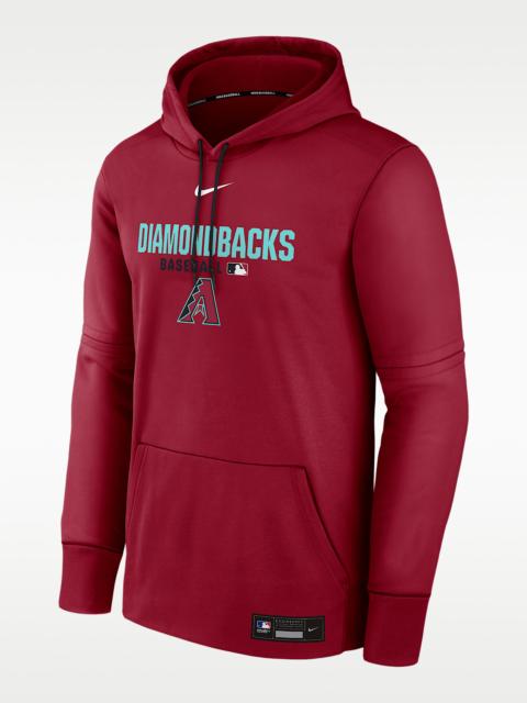 Nike Arizona Diamondbacks Authentic Collection Men's Nike Therma MLB Pullover Hoodie