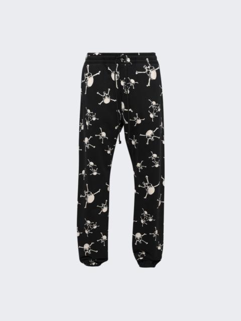 SAINT M×××××× Skull Sweatpants Black