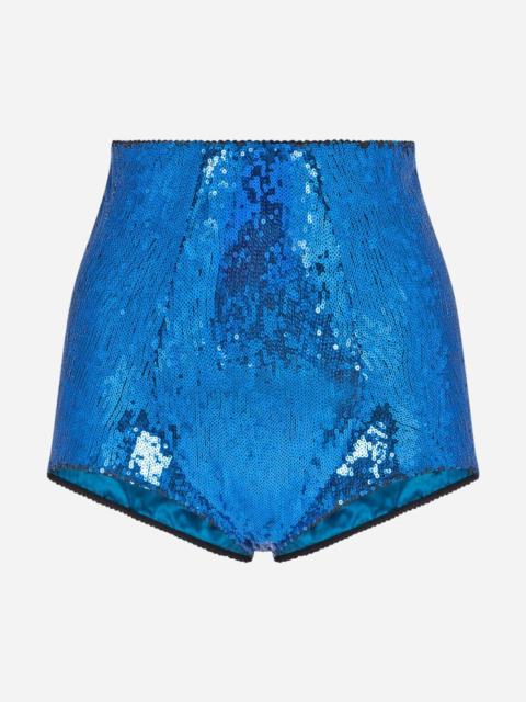 Dolce & Gabbana Sequined culottes
