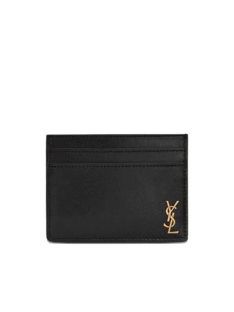SAINT LAURENT logo-plaque cardholder