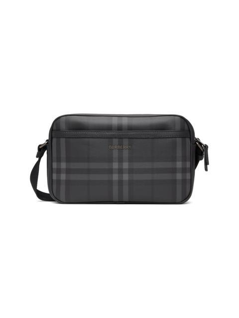 Burberry Black City Check Crossbody Bag