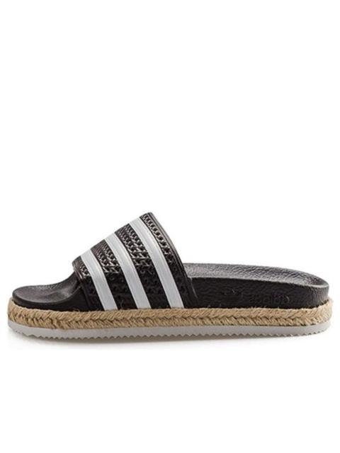 adidas (WMNS) adidas Adilette Bold 'Black' CQ3093