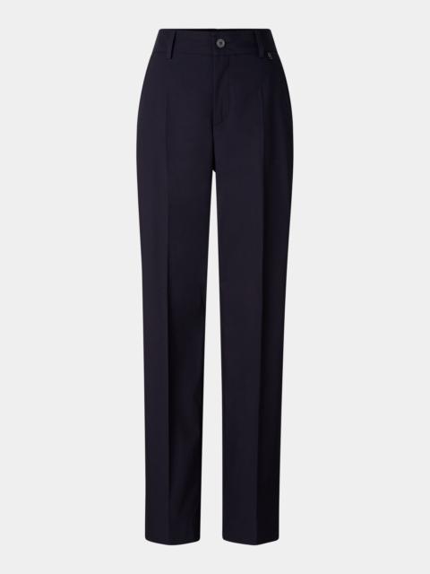 BOGNER Pleated trousers Abbie in Navy blue