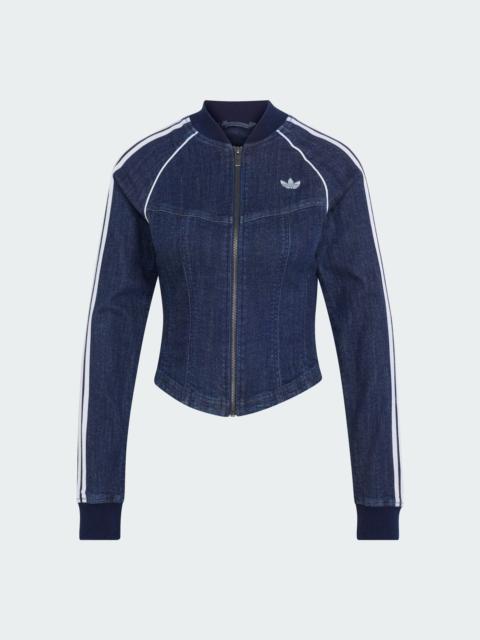 adidas Originals SUPERSTAR DENIM CORSET TRACK TOP