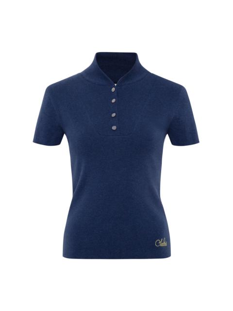 SIEDRÉS Mollie Knitted Top blue