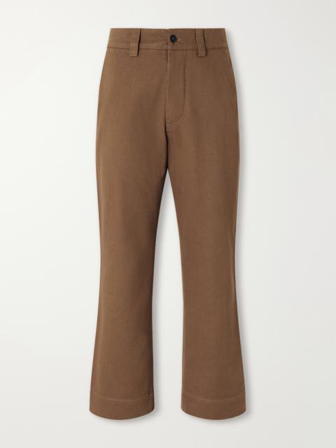MARGARET HOWELL MHL. Simple Straight-Leg Cotton-Drill Trousers