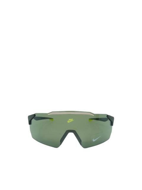 Nike Limitless Shield geometric-frame sunglasses