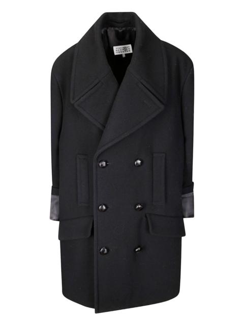 MM6 Maison Margiela pocketed double-breasted coat
