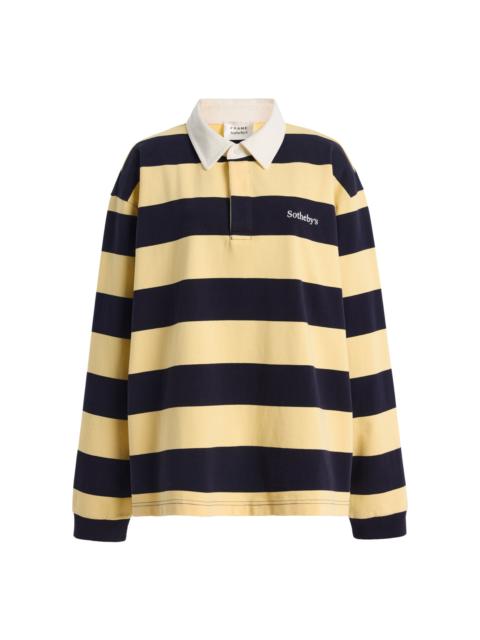 FRAME x Sotheby's Rugby Cotton Polo Shirt