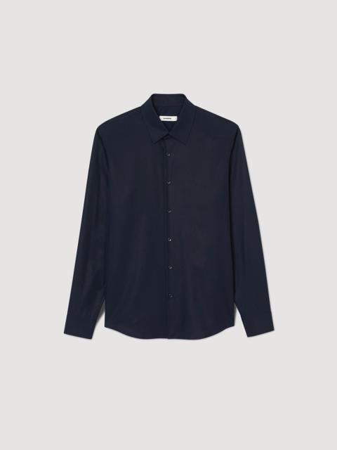 FITTED STRETCH COTTON SHIRT