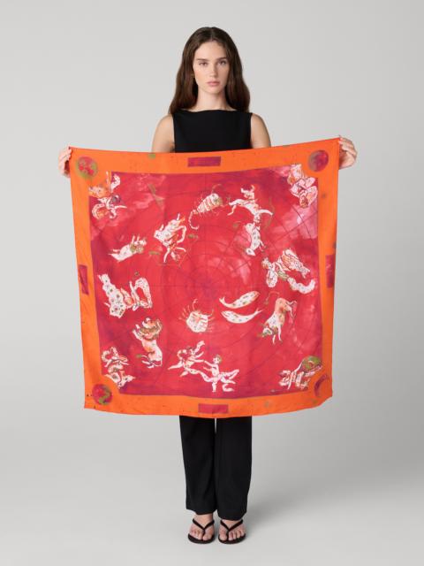 DIANE VON FURSTENBERG Zodiac Flag Scarf