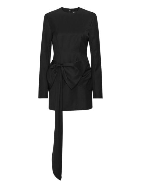 ROTATE long-sleeves bow mini dress