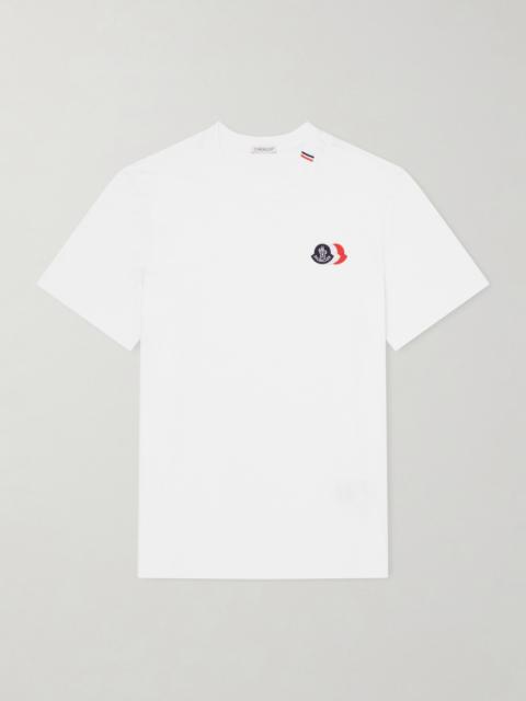 Moncler Logo-Appliquéd Cotton-Jersey T-Shirt