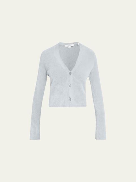 Vince Eyelash V-Neck Cardigan
