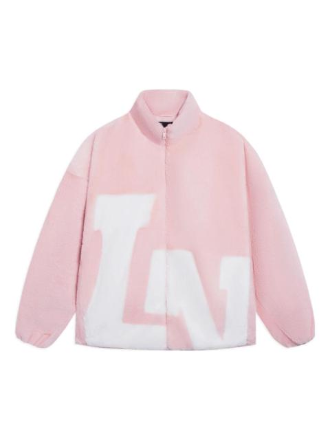 Li-Ning Big Logo Polar Fleece Jacket 'Pink White' AFDSD61-6