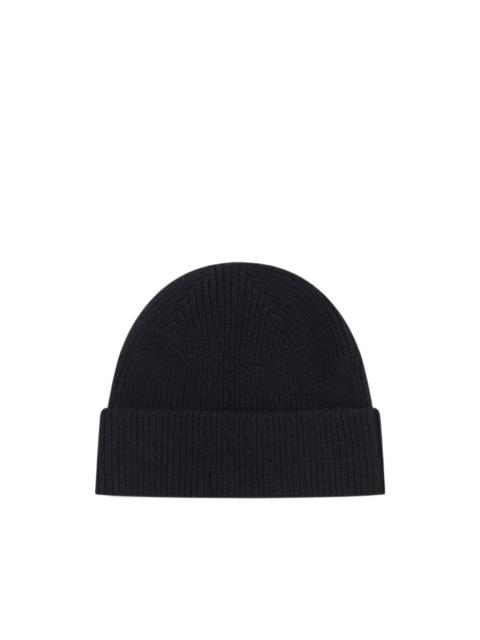 ZEGNA ribbed-knit cashmere beanie hat
