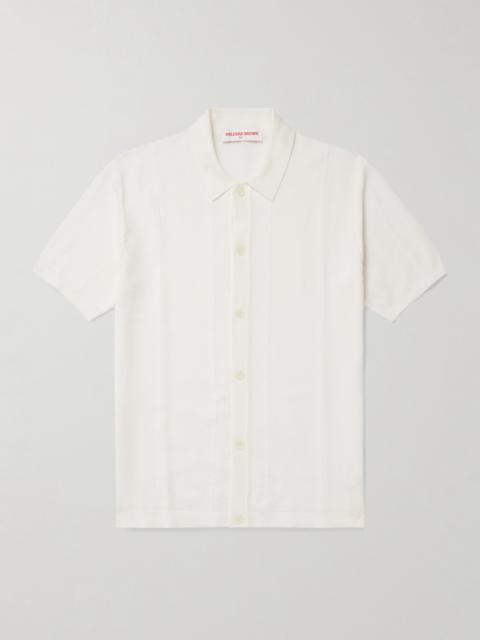 ORLEBAR BROWN Tiernan Ribbed Cotton Shirt