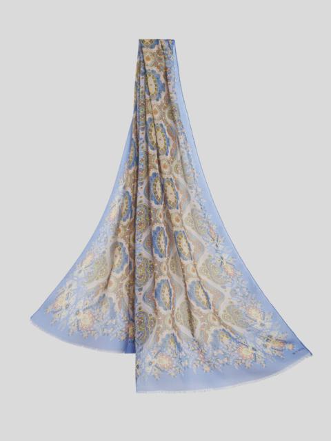 Etro SILK SCARF WITH MEDALLION PRINT