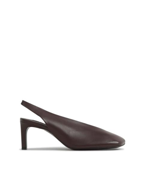 Jil Sander 70mm leather pumps