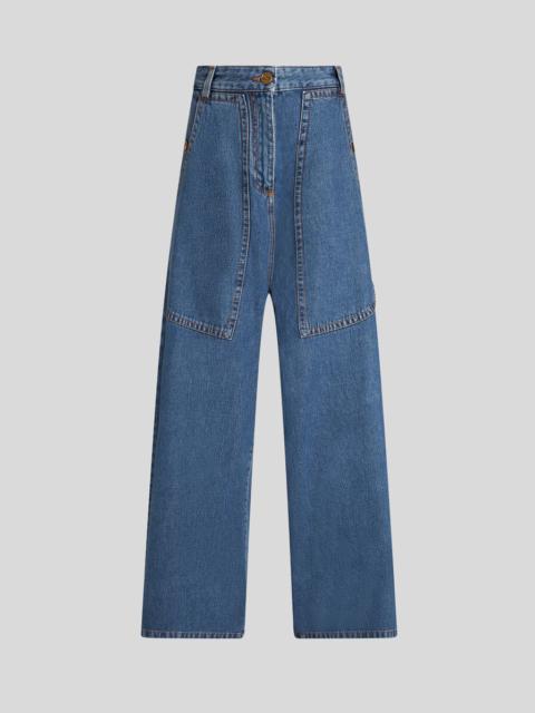 Etro WIDE-LEG DENIM JEANS