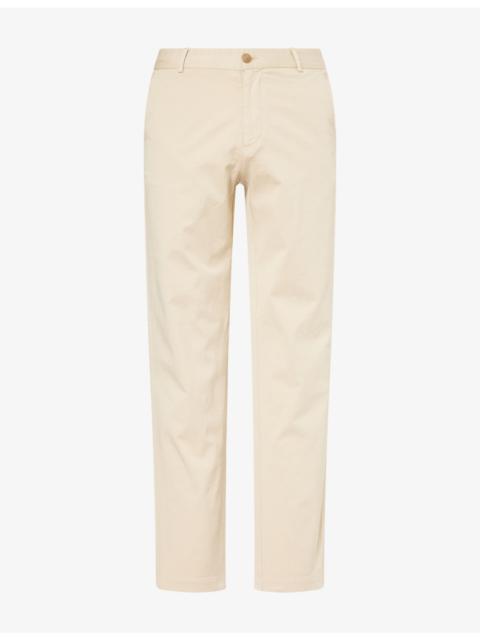 Sunspel Regular-Fit Flat-Front Stretch-Cotton Chino Trousers