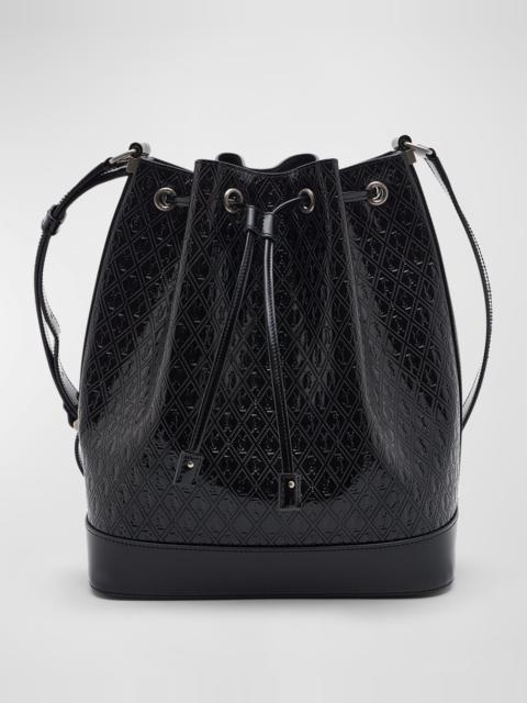 SAINT LAURENT Le Monogram Bucket Bag in Spazzolato Leather