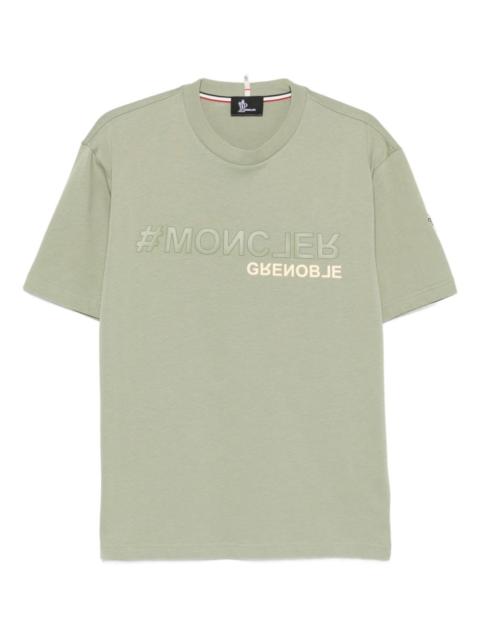 Moncler Grenoble embroidered logo t-shirt