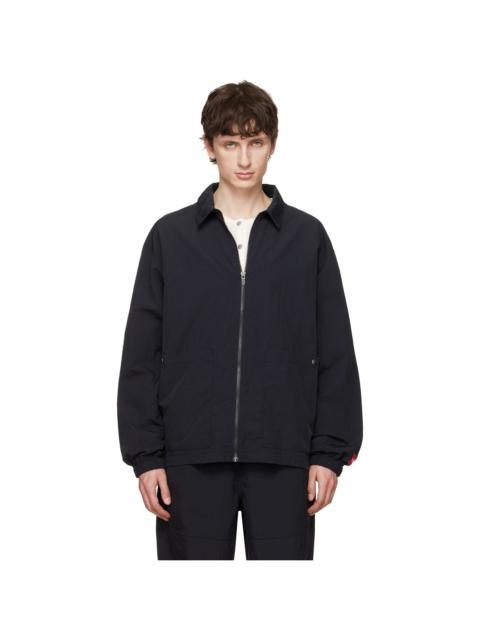 The North Face Black TNF Red Box Nylon Long-Sleeve Shirt