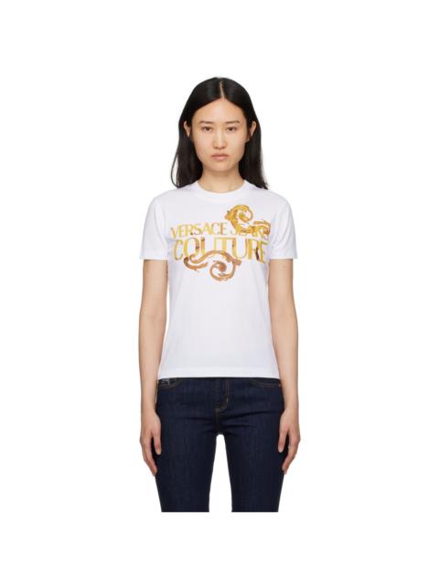 VERSACE JEANS COUTURE White Printed T-Shirt